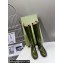 Gucci Heel 2.5cm Buckle-Detail Knee-Length Boots in Brushed Leather Green 2024
