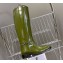 Gucci Heel 2.5cm Buckle-Detail Knee-Length Boots in Brushed Leather Green 2024