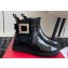Roger Vivier Strass Buckle Chelsea Ankle Boots in Patent leather Black 2024