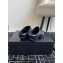 Alexander Wang Heel 3cm Pointed Mules in Calf Leather Black 2024