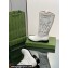 Gucci Heel 4cm Women's Boots with Double G and Studs in Lizard-print Leather White 2024
