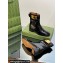 Gucci Heel 3.5cm Women's Retro G Ankle Boots 750494 in Crinkle Patent Leather Black 2024