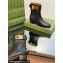 Gucci Heel 3.5cm Women's Retro G Ankle Boots in Leather Black 2024