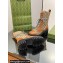 Gucci Women's Lace-up Ankle Boots in GG Canvas and Leather Brown 2024