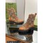 Gucci Women's Lace-up Ankle Boots in Jumbo GG Canvas and Leather Brown 2024
