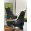 Gucci Women's Lace-up Ankle Boots in Black GG Canvas and Leather Black 2024