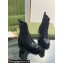 Gucci Heel 4cm Women's Lace-up Ankle Boots in GG Canvas and Leather Black 2024