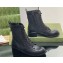 Gucci Heel 4cm Women's Lace-up Ankle Boots in GG Canvas and Leather Black 2024