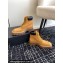 Alexander Wang Throttle Lace-Up Ankle Boots in Nubuck Leather Tan 2024