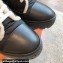 Hermes Fresh Women/Men ankle boots in parachute fabric and calfskin Black with shearling lining 2024