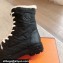 Hermes Fresh Women/Men ankle boots in parachute fabric and calfskin Black with shearling lining 2024