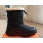 Hermes Journey Women/Men ankle boots in parachute fabric and calfskin Black with shearling lining 2024
