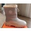 Hermes Journey Women/Men ankle boots in suede calfskin and calfskin Gray with shearling lining 2024