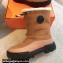 Hermes Journey Women/Men ankle boots in suede calfskin and calfskin brun fumé / écru with shearling lining 2024