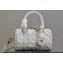 Dior Groove 16 Bag in White Graphic Cannage Calfskin 2024