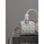 Dior Groove 16 Bag in White Graphic Cannage Calfskin 2024