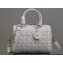 Dior Groove 25 Bag in White Graphic Cannage Calfskin 2024