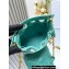 Dior Dioriviera Small Dior Jolie Bucket Bag in Aquamarina Macrocannage Calfskin 2024
