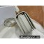 Dior Medium 30 Montaigne Avenue Top Handle Bag in White Ribbed Calfskin 2024