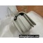 Dior Small 30 Montaigne Avenue Top Handle Bag in White Ribbed Calfskin 2024