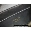 Dior Medium 30 Montaigne Avenue Top Handle Bag in Black Ribbed Calfskin 2024