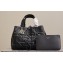 Dior Medium Dior Toujours in Black Graphic Cannage Calfskin 2024