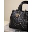 Dior Medium Dior Toujours in Black Graphic Cannage Calfskin 2024