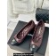 Chanel Heel 7cm Calfskin & Lambskin Quilting Pumps G45879 Burgundy 2024