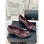 Chanel Heel 7cm Calfskin & Lambskin Quilting Pumps G45879 Burgundy 2024