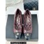 Chanel Heel 7cm Calfskin & Lambskin Quilting Pumps G45879 Burgundy 2024