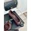 Chanel Heel 7cm Calfskin & Lambskin Quilting Pumps G45879 Burgundy 2024