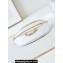Chanel Shiny Lambskin, Imitation Pearls & Gold-Tone Metal Waist Bag AS4991 White 2024