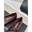 Chanel Calfskin & Lambskin Quilting Ballet flats G45879 Burgundy 2024