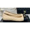 Chanel Calfskin & Lambskin Quilting Ballet flats G45879 Beige 2024