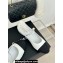 Chanel Silk Satin, Grosgrain & Strass Mary Janes G45877 White 2024