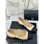 Chanel Silk Satin, Grosgrain & Strass Mary Janes G45877 Beige 2024