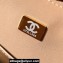 Chanel Shiny Lambskin & Gold-Tone Metal Small Tote Bag AS5130 Beige 2024