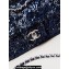 Chanel Sequins & Gold-Tone Metal Mini Classic Handbag A69900 Dark Blue 2024