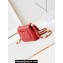 Chanel Shiny Lambskin, Imitation Pearls & Gold-Tone Metal Mini Flap Bag AS4947 Red 2024
