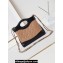 Chanel Shiny Lambskin & Gold-Tone Metal CHANEL 31 Mini Shopping Bag AS4133 Beige/Black 2024