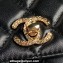 Chanel Lambskin, Strass & Gold-Tone Metal Clutch with Chain Bag AP4044 Black 2024