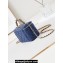Chanel Shiny Lambskin & Gold-Tone Metal Clutch with Chain Bag AP4168 Blue 2024