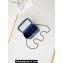 Chanel Shiny Lambskin & Gold-Tone Metal Clutch with Chain Bag AP4168 Blue 2024