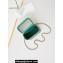 Chanel Shiny Lambskin & Gold-Tone Metal Clutch with Chain Bag AP4168 Green 2024