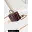 Chanel Shiny Lambskin & Gold-Tone Metal Clutch with Chain Bag AP4168 Burgundy 2024