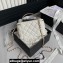 Chanel Lambskin, Strass & Gold-Tone Metal Clutch with Chain Bag AP4046 White 2024