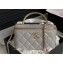 Chanel Lambskin, Strass & Gold-Tone Metal Clutch with Chain Bag AP4046 Gray 2024
