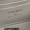 Chanel Lambskin, Strass & Gold-Tone Metal Clutch with Chain Bag AP4046 Gray 2024