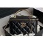 Chanel Lambskin, Strass & Gold-Tone Metal Clutch with Chain Bag AP4046 Black 2024