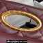 Chanel Lambskin & Gold-Tone Metal Clutch Bag AS5038 Burgundy 2024